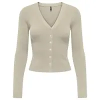 ONLY Strickjacke Mist 15363392 Beige Slim Fit