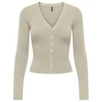 ONLY Strickjacke Mist 15363392 Beige Slim Fit