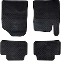 vidaXL Autofußmatte 4 pcs Schwarz Geeignet für Hyundai i30 2017 Gummi