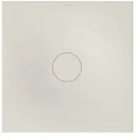 Bette BetteAir Duschfliese mit Minimum-Träger und BetteAntirutsch Pro, 900x900mm, 7350-423AE,T2, Farbe: Flax matt