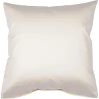 Janine Kissenbezug "Colors Mako Satin", beige (creme), B:80cm L:80cm, Mako-Satin, Mako-Satin, Kissenbezüge, Kissenbezug, mit Reißverschluss, uni Kissenhülle, feinfädig, 100% Baumwolle