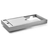 LEDaquaristik GmbH deLUX Aquariumabdeckung aus Aluminium - Slide Schiebedeckel - Titangrau 55cm 80cm Aluverbundplatten (standard)