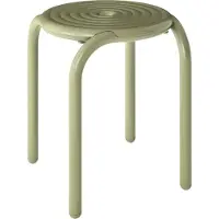 Tom Dixon - Groove Gartenhocker, moosgrün