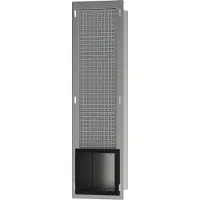 Hansgrohe XtraStoris Original Toilettenpapierhalter, Einbau, mit Vorratsbehälter für 6 Rollen, 140