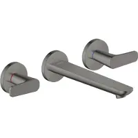 Hansgrohe 3-Loch-Waschtischarmatur Wand UP Axor Citterio C mit Auslauf 195 mm PBC