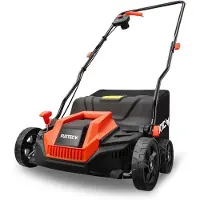 FUXTEC Elektro-Vertikutierer FX-EV320ECO - 32cm Arbeitsbreite | Rasenlüfter 1300 W | Tiefeneinstellungen von -12 bis +10 mm | 40 L Grasfangkorb
