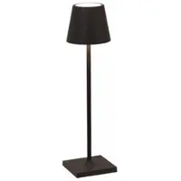 Zafferano Poldina PRO Micro Tischlampe Mattschwarz