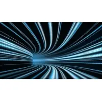 Papermoon Fototapete "3D abstrakter Zeittunnel", bunt, B:4m L:2,6m, Vlies, Tapeten, Fototapete