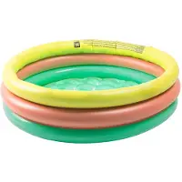 Eurekakids Aufblasbarer Pool Für Kinder Mit 3 Ringen-hallo Sommer