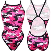 Turbo Revolution Camo Letters Badeanzug