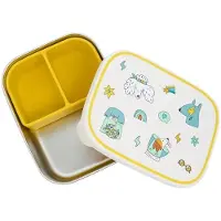 The cotton cloud Stainless Steel Brotdose, Funky Dogs