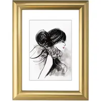 Hama Kunststoffrahmen Sofia 40x50 cm gold