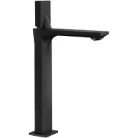Mexen Crux Waschtischarmatur hoch, schwarz - 744410-70