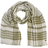 Camel active Softer Webschal aus Baumwollmix in Salbei | Gr.: onesize