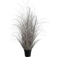 Creativ Green Kunstgras "Gras", silber, H:93cm, Kunststoff, Kunstpflanzen, Kunstgras, in moderner Farbgebung