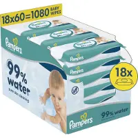 Pampers baby-dry Feuchttücher 99 % water 1 St