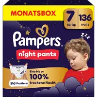 Pampers Baby Dry Night Pants Größe 7 - 136 Stück