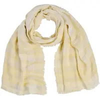 Camel active Softer Webschal aus Baumwollmix in Limonengelb | Gr.: onesize
