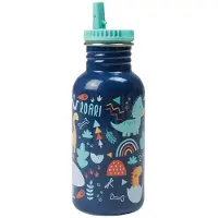 Eurekakids Personalized Kids Water With Dinosaur Design Wasserflasche