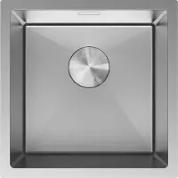 Mexen Trixo Edelstahlspüle 1-Becken 440 x 440 mm, Inox - 6413441000-01