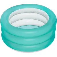 Bestway Aufblasbares Kinderbecken 3 Ringe Farbmix 70x30cm +2 Jahre Garten 51033