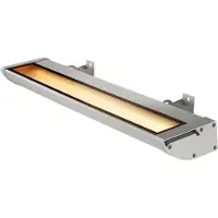 SLV 1006268 VANO WING SP DALI, Wandaufbauleuchte grau 25W 1400lm 3000K CRI80 120° DALI IP65