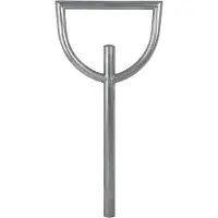 Baumarktplus Fahrradanlehnbügel 115 x 56 cm Stahl feuerverzinkt Ø 60 mm zum Einbetonieren Fahrradständer Typ D