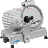 Saro Aufschnittmaschine Modell AS 250 mit Messerschärfer und Schutzring