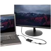 StarTech.com .com 3-in1 DispalyPort auf HDMI / DVI / VGA Adapter / Konverter - Schwar