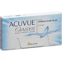 Acuvue Oasys (6er Packung) 14-Tageslinsen (-3.75 dpt & BC 8.4) mit UV-Schutz für trockenere Augen
