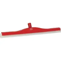 Vikan 7764-4 klassischer Bodenzieher 60 cm rot, flexibler Hals, weiße Kassette