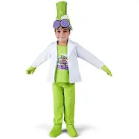 MOM Professor K Hut Mit Brille T-shirt Mit Jacke Hose Überschuhe Handschuhe Kostüm