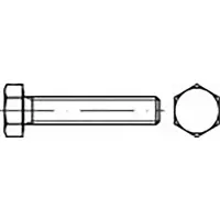 Toolcraft TO-6859716 Sechskantschraube M5 35 mm Außensechskant DIN 933 Stahl verzinkt 200 St.