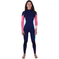 Hurley Advant 4/3 Mm Neoprenanzug Mit Langem Arm Und Reißverschluss Am Brustkorb Für Damen