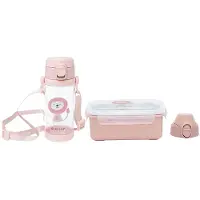 Olmitos Trinkflasche + Brotdose Set