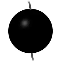 Lalizas Tagessignalball 60 Cm Schwarz Schwarz One Size