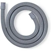 Nedis Ablaufschlauch - 21 mm - 19 mm - 1.5 Bar - 3.00 m - Anwendung: Schüssel / Waschmaschine - Grau