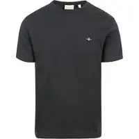 Gant T-Shirt Shield Logo Schwarz