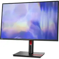 Lenovo ThinkVision T24d-30 Monitor, 61 cm (24"), 1920 x 1200 Pixel, Full HD, LED, 6 ms, Schwarz