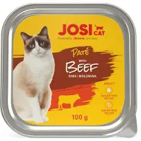 JosiCat Paté with Beef 32x100 g Futter