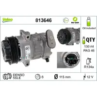 Valeo Kompressor, Klimaanlage RE-GEN - AT 813646