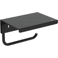 Ideal standard Alu+ Papierrollenhalter BD592XG Silk Black, Wandhängend
