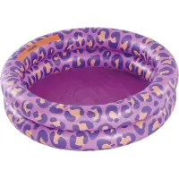 Swim Essentials Swimming Pool 60 cm Leopard Lila 60 x 17 cm