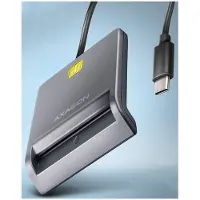 Axagon CRE-SM3TC USB-C Smart card FlatReader