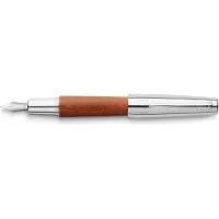 Faber-Castell Füller e-motion Holz Chrom braun EF
