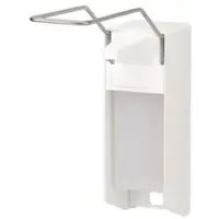 Ophardt hygiene ingo-man classic Seifen-/Desinfektionsmittelspender 1397900 , Kurzer Bedienhebel, 500 ml - Einweg-Flaschen, E 26 P/25