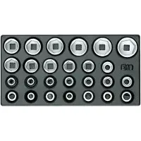 Gedore 1500 ES-19 IS Satz Steckschlüsseleinsätze 1/2" in 1/3 ES-Modul, 1733109