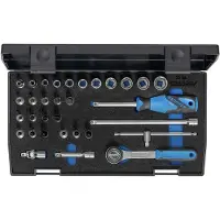 Gedore 20 IMU-3 Steckschlüssel-Satz 1/4" 32-teilig 6-kant IN-IS-PH-PZ, 6174150