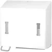 Ophardt hygiene SanTRAL CPU 2 Schaumseifen- und Handtuchpapierspender 1419957 , Edelstahl, weiß, pulverbeschichtet, L P F
