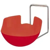 Ophardt hygiene ingo-man plus SH 5 IMP Schalenhalter 1419635 , 1 Stück, leuchtrot, T/TLS